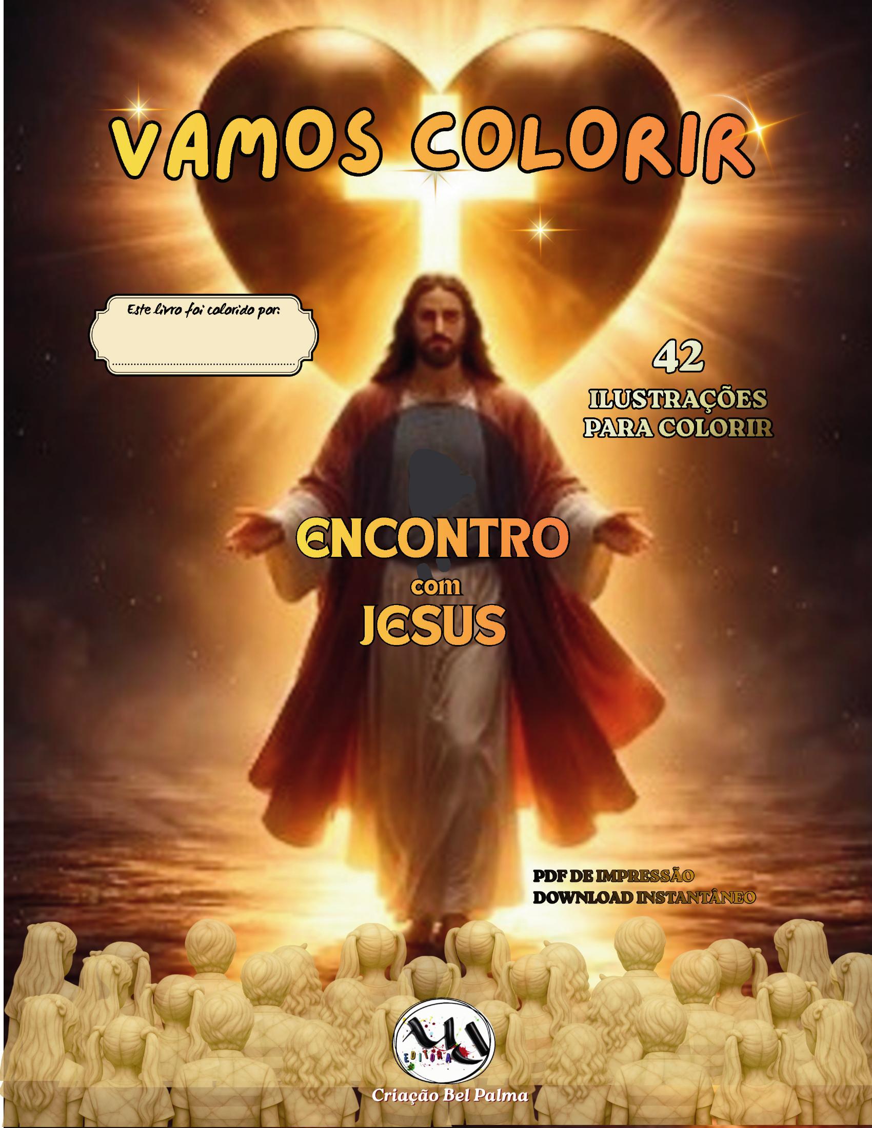Capa do kit infantil Encontro com Jesus, presente da campanha Natal em Dupla