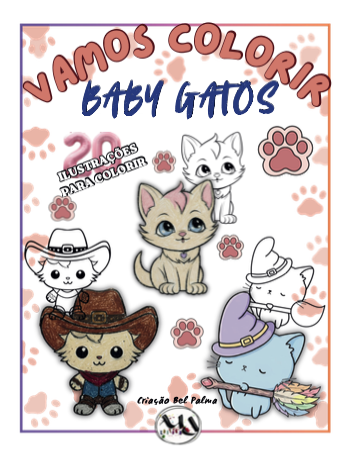 Capa do kit infantil Baby Gatos, presente da campanha Natal em Dupla