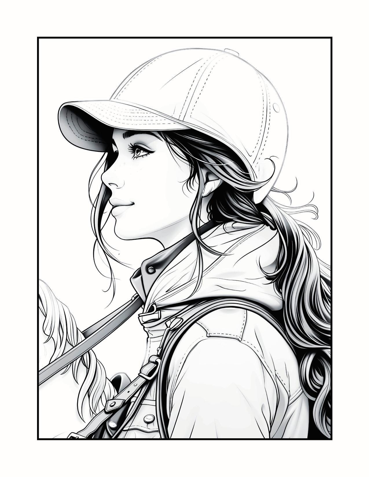Página de exemplo para colorir do e-book Miscelânea de Férias