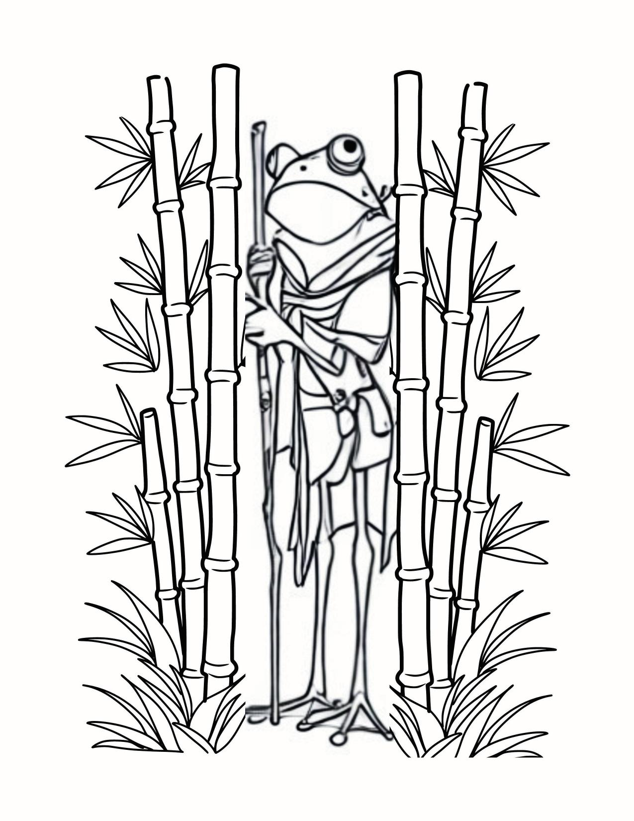 Página de exemplo para colorir do e-book Casamento no Brejo